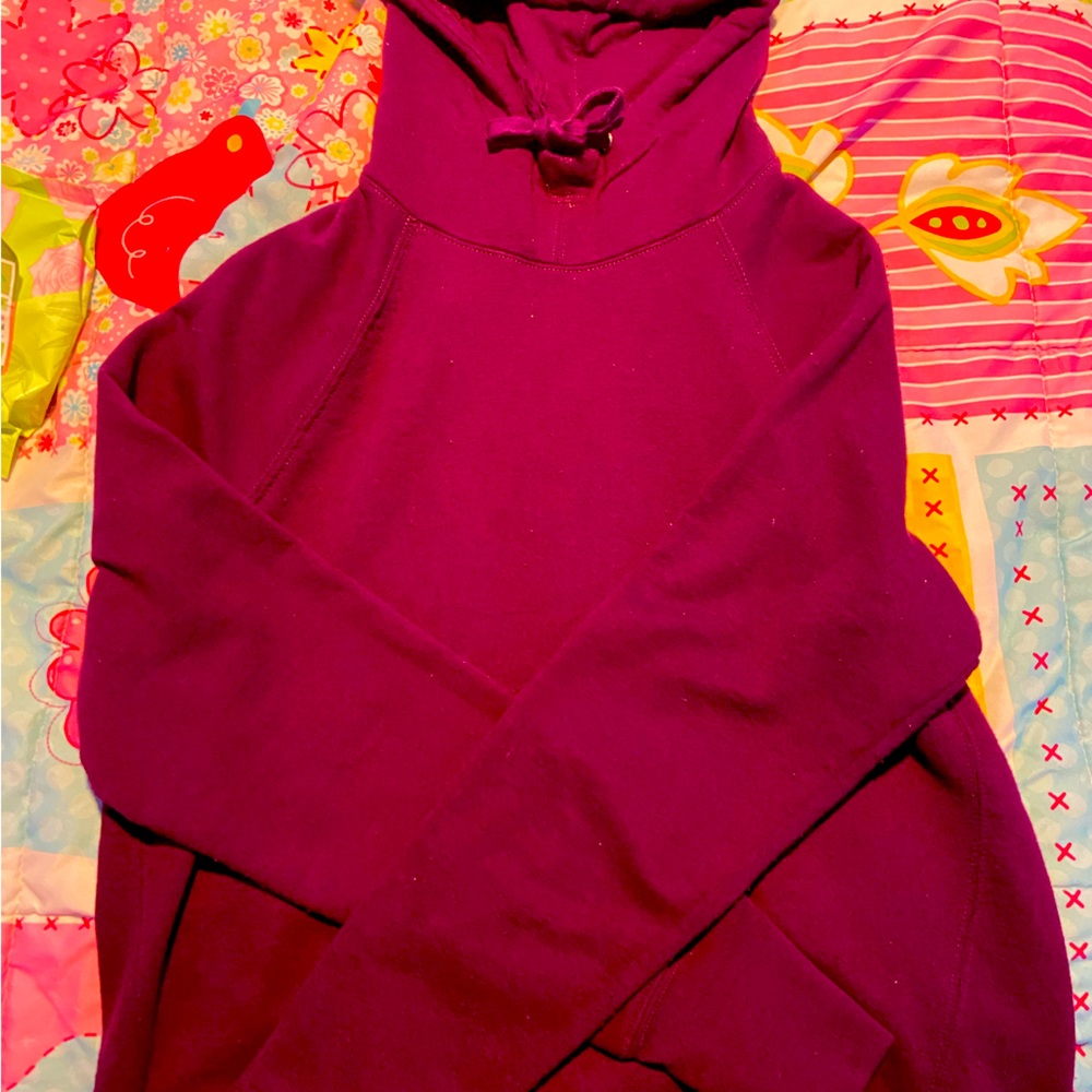 Burgundy champion hoodie